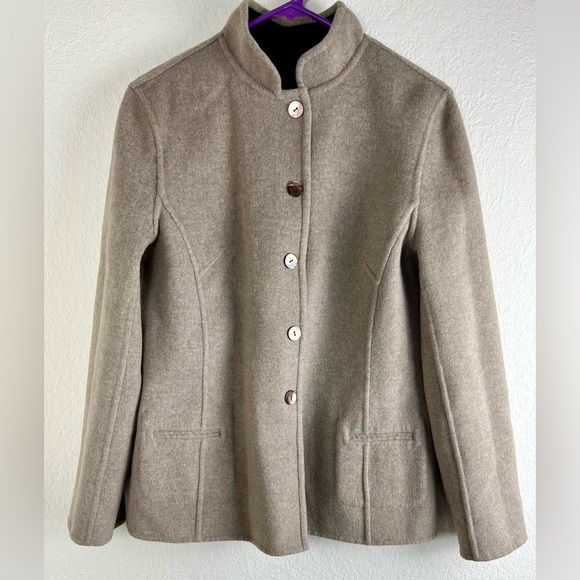 Nina Mclemore Wool Reversible Jacket - Picture 1 of 9